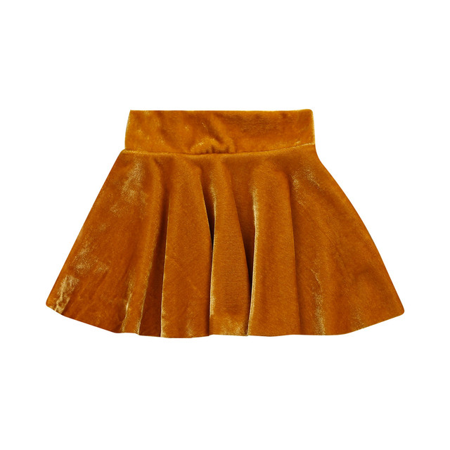 Niemowlęca spódnica letnia/jesienna, aksamitna, jednokolorowa, rozmiar 0-3 lat - Wianko - 12