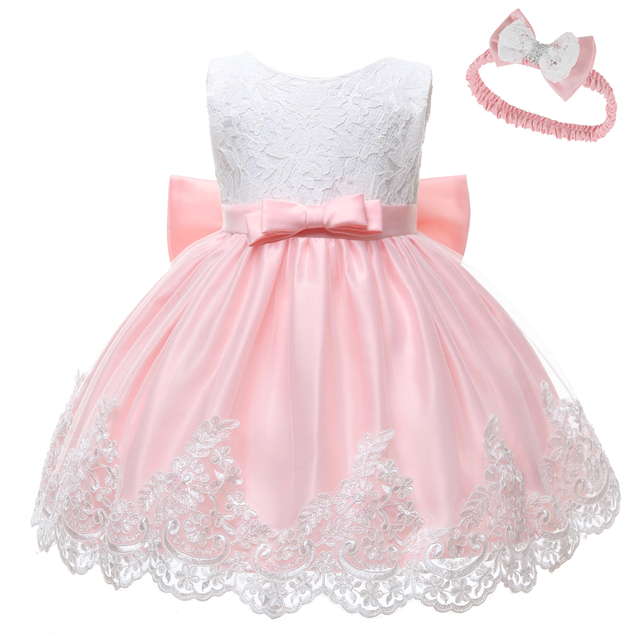 Sukienka świąteczna-księżniczka dla noworodka - ubranie dla dziewczynki (1 rok) na przyjęcie urodzinowe - LZH - Wianko - 32