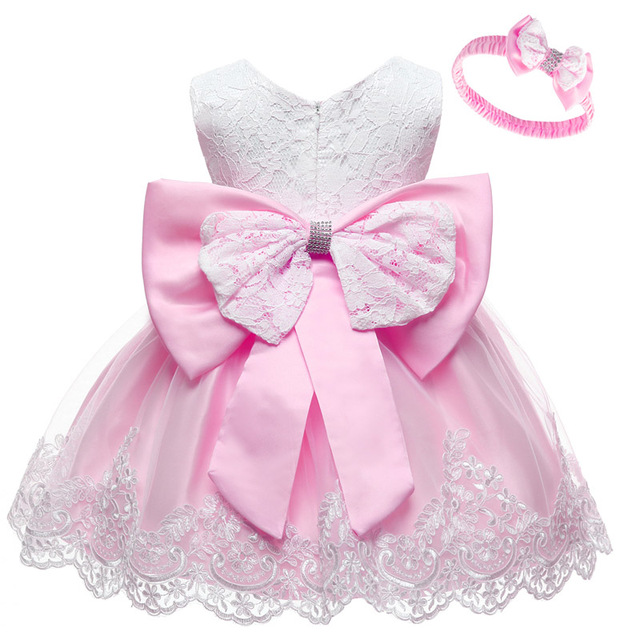 Sukienka świąteczna-księżniczka dla noworodka - ubranie dla dziewczynki (1 rok) na przyjęcie urodzinowe - LZH - Wianko - 26