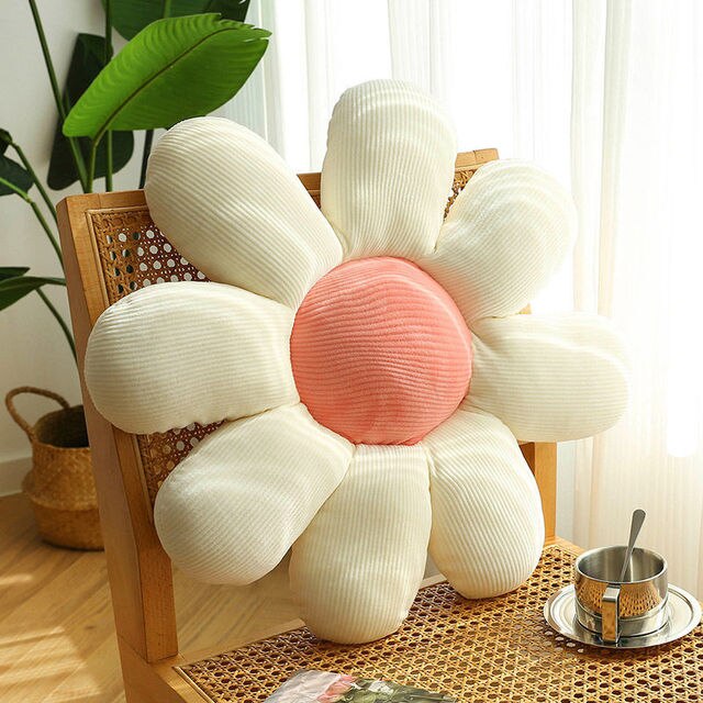 Poduszka kwiatowa mała stokrotka - poduszka ozdobna do dekoracji wnętrz, idealna do sofy, fotela lub jako poduszka podłogowa - Wianko - 14