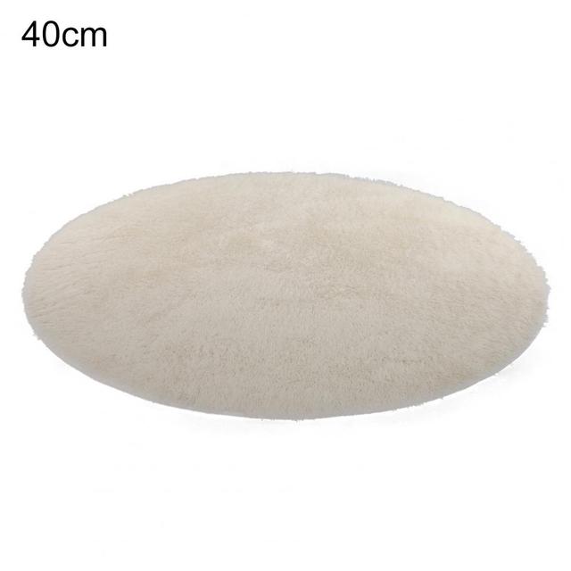 Biały pluszowy dywan z miękkiego aksamitu dla salonu - mata podłogowa miękka i puszysta - Wianko - 8