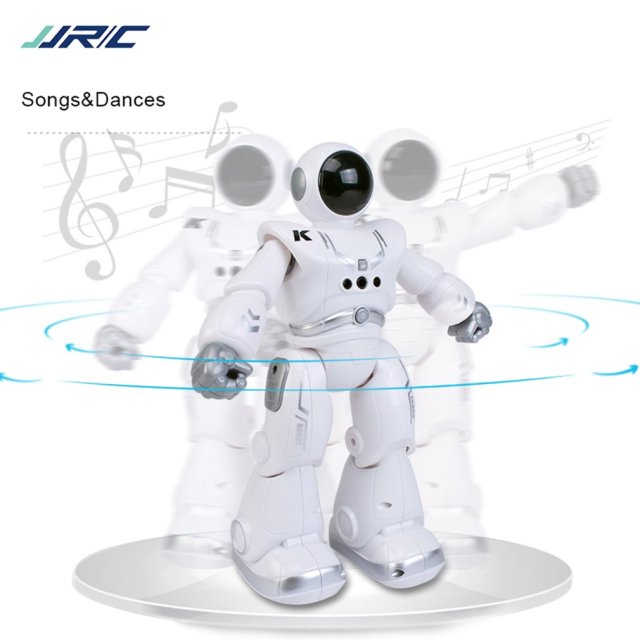 JJRC R18 2.4G - inteligentny RC Robot zdalnie sterowany z czujnikiem gestów, programowaniem i prezentacją, z muzyką, piosenkami i oświetleniem - Wianko - 5