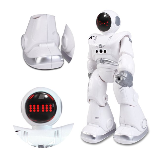 JJRC R18 2.4G - inteligentny RC Robot zdalnie sterowany z czujnikiem gestów, programowaniem i prezentacją, z muzyką, piosenkami i oświetleniem - Wianko - 14