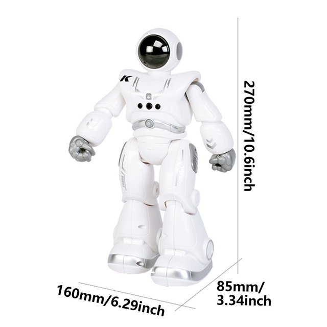 JJRC R18 2.4G - inteligentny RC Robot zdalnie sterowany z czujnikiem gestów, programowaniem i prezentacją, z muzyką, piosenkami i oświetleniem - Wianko - 40