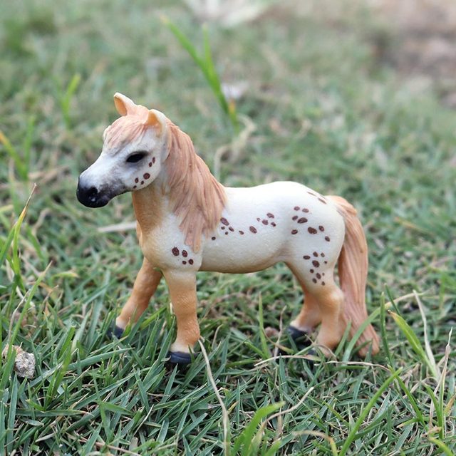 Figurka edukacyjna zwierzęta gospodarskie Alpaca krowa koń owca koza - miniaturowa zabawka dla dziecka - Wianko - 20