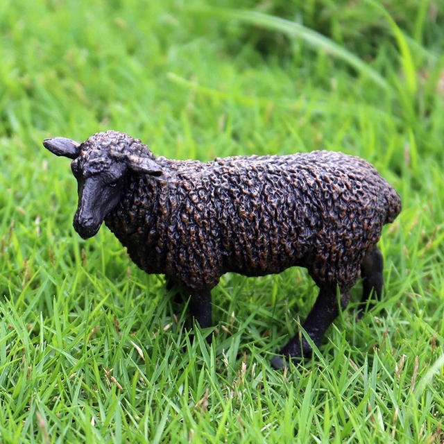 Figurka edukacyjna zwierzęta gospodarskie Alpaca krowa koń owca koza - miniaturowa zabawka dla dziecka - Wianko - 29