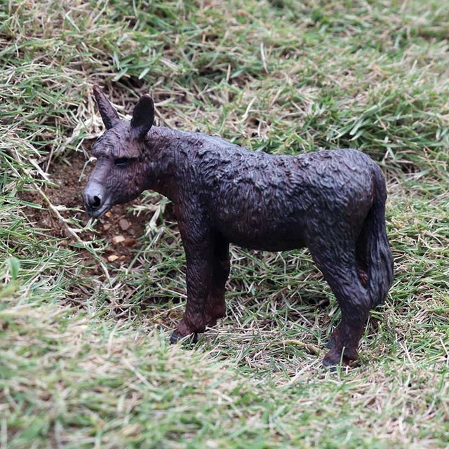 Figurka edukacyjna zwierzęta gospodarskie Alpaca krowa koń owca koza - miniaturowa zabawka dla dziecka - Wianko - 34