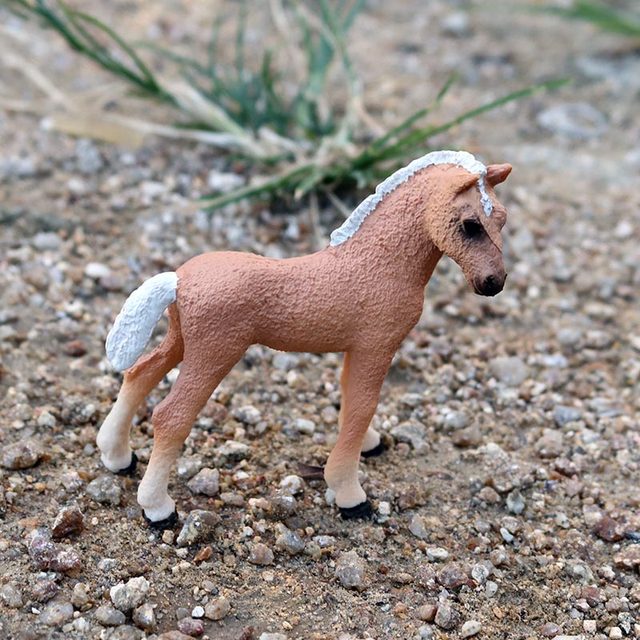 Figurka edukacyjna zwierzęta gospodarskie Alpaca krowa koń owca koza - miniaturowa zabawka dla dziecka - Wianko - 26