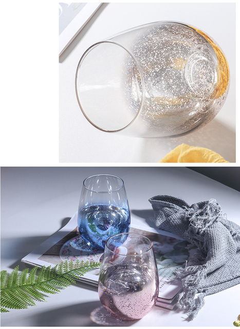Naczynie na napoje z odpornym na wysoką temperaturę przezroczystym szkłem Nordic Starry Sky - Wianko - 5