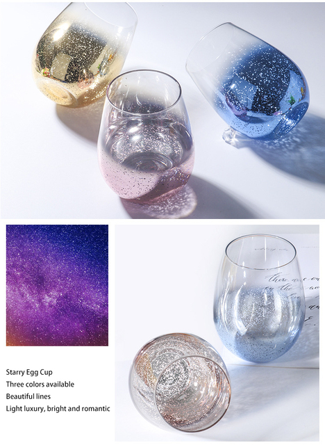 Naczynie na napoje z odpornym na wysoką temperaturę przezroczystym szkłem Nordic Starry Sky - Wianko - 7