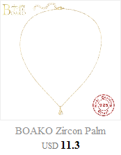 Srebrne kolczyki BOAKO 925 z zielonym kryształem / kryształem CZ dla kobiet - Wianko - 1
