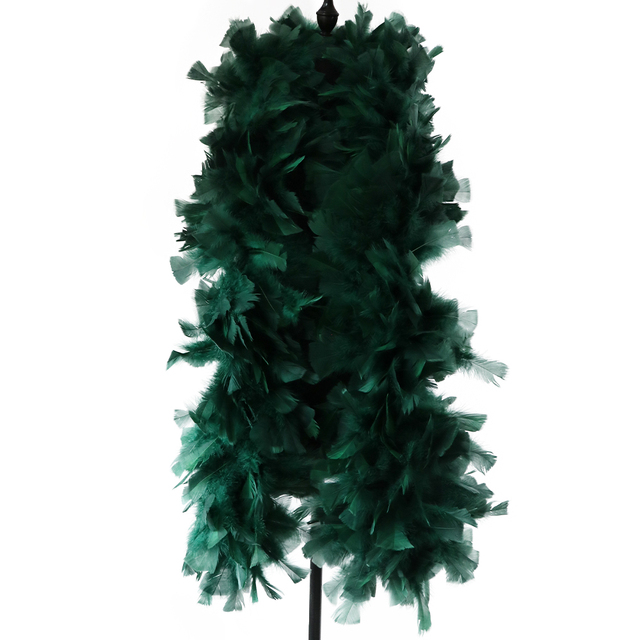 Boa Diy - puszyste indycze pióra, 200g, szerokość 22cm, dekoracja wstążką - Wianko - 51