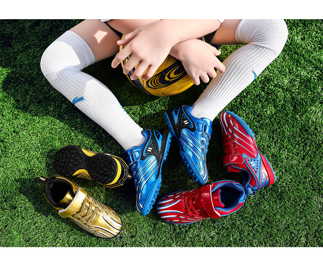 Młodzieżowe buty piłkarskie z odkrytymi korkami 2021, rozmiar 29-39 - Wianko - 24