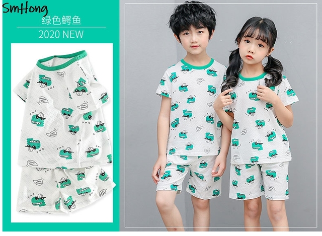 Letnia bawełniana piżama dziewczynek z motywem jednorożca dla dzieci, 2-11 lat - Wianko - 45