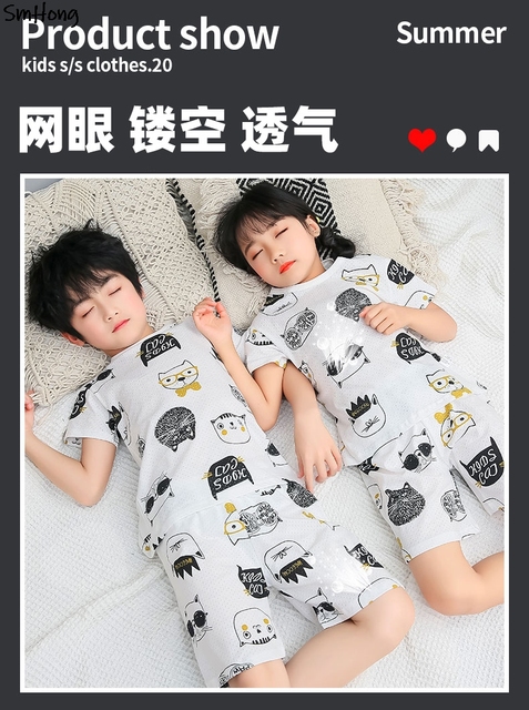 Letnia bawełniana piżama dziewczynek z motywem jednorożca dla dzieci, 2-11 lat - Wianko - 33