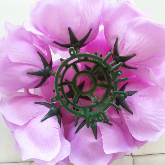 Dekoracyjna wisząca sztuczna piłka z jedwabnymi różami - miętowe pomanders ślubne - Wianko - 6