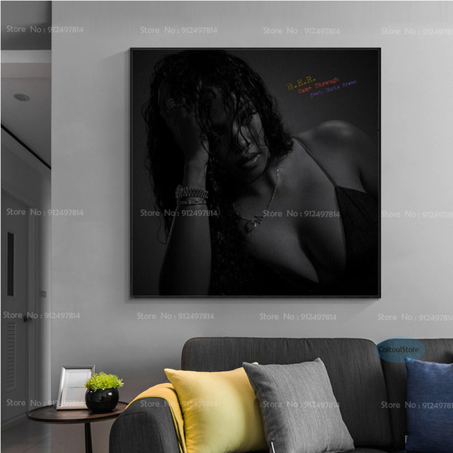H.E.R. Powrót mojego umysłu: Album Pop Music Art - Obraz plakat na płótnie do salonu - Wianko - 3