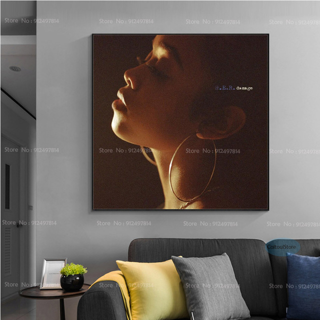H.E.R. Powrót mojego umysłu: Album Pop Music Art - Obraz plakat na płótnie do salonu - Wianko - 2