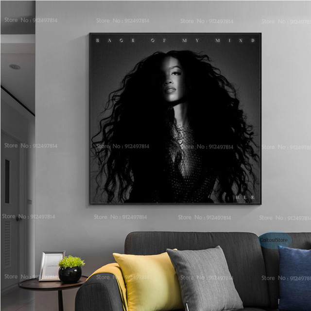 H.E.R. Powrót mojego umysłu: Album Pop Music Art - Obraz plakat na płótnie do salonu - Wianko - 5