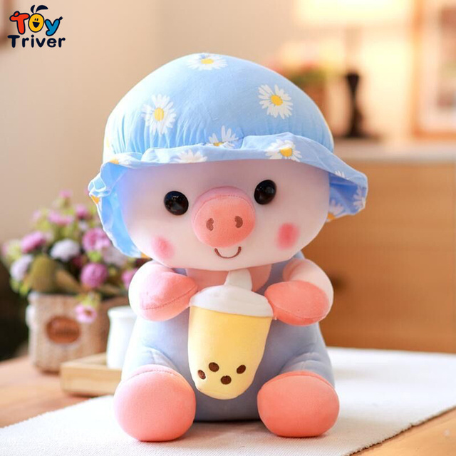 Pluszowa zabawka Pig Boba Bubble Tea Kawaii - idealny prezent dla dzieci i dorosłych - Wianko - 8