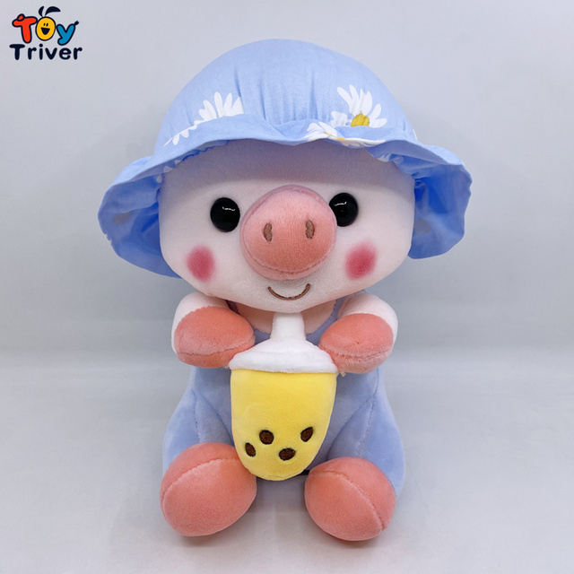 Pluszowa zabawka Pig Boba Bubble Tea Kawaii - idealny prezent dla dzieci i dorosłych - Wianko - 11