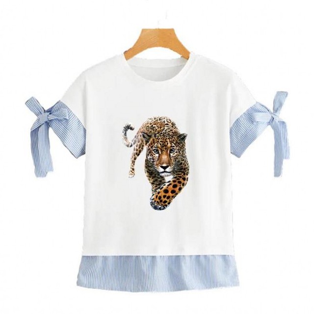 Żelazko na plastry 3D z motywem leoparda i tygrysa do DIY naprasowane na ubrania – termiczne naklejki dekoracyjne - Wianko - 4