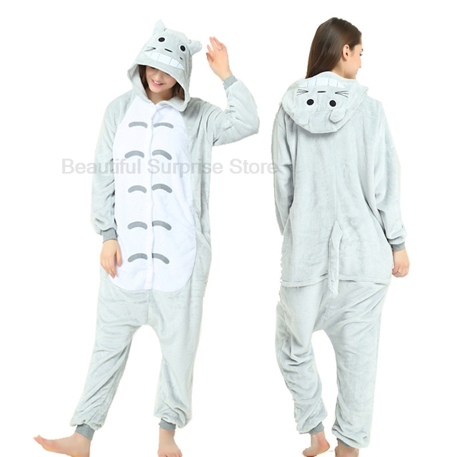 Kigurumi piżama dla dorosłych Onesie Panda Anime czarno-biała - Wianko - 12