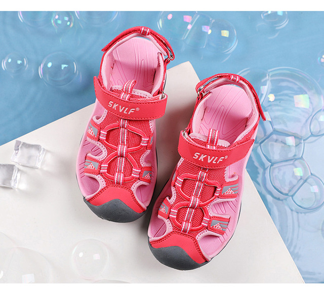 LEMAI 2021 nowe wiosenne sandały dla dzieci chłopięce z miękkim dnem i oddychającą gumową podeszwą - Wianko - 21