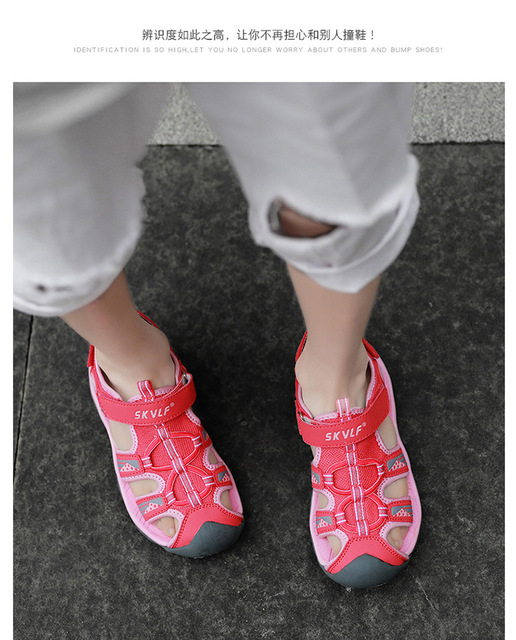 LEMAI 2021 nowe wiosenne sandały dla dzieci chłopięce z miękkim dnem i oddychającą gumową podeszwą - Wianko - 14