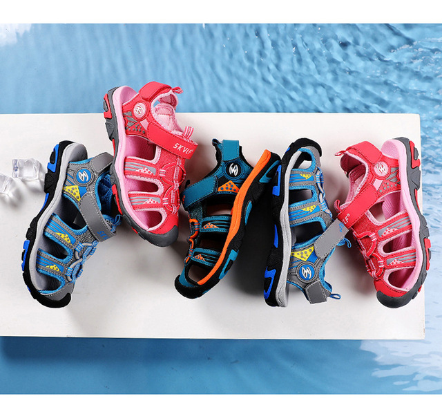 LEMAI 2021 nowe wiosenne sandały dla dzieci chłopięce z miękkim dnem i oddychającą gumową podeszwą - Wianko - 16