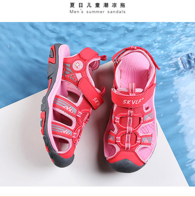 LEMAI 2021 nowe wiosenne sandały dla dzieci chłopięce z miękkim dnem i oddychającą gumową podeszwą - Wianko - 22