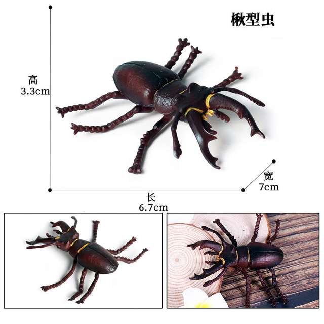 Figurka Modelu Zwierząt - Motyl, Pasikonik, Pająk, Mantis, Pszczoła, Miniaturowe Zabawki Edukacyjne dla Dzieci - Wianko - 15