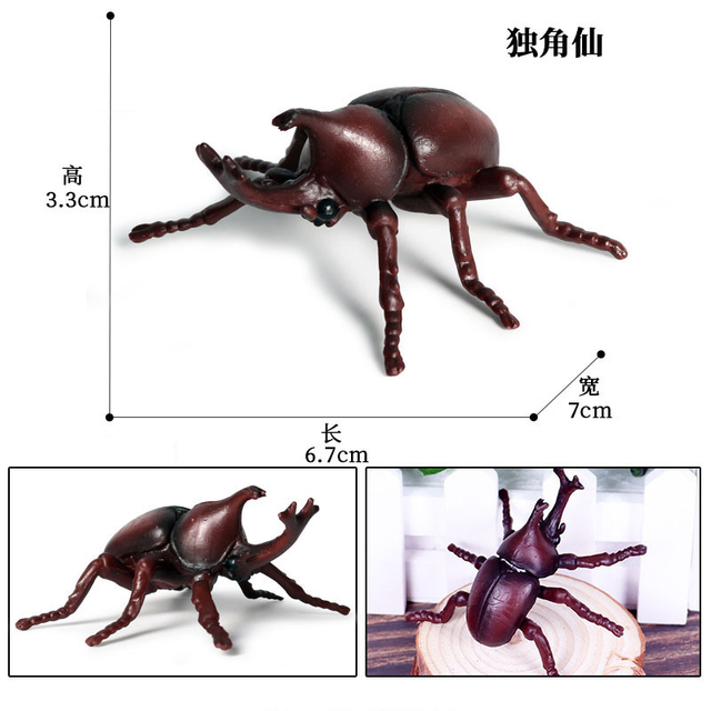 Figurka Modelu Zwierząt - Motyl, Pasikonik, Pająk, Mantis, Pszczoła, Miniaturowe Zabawki Edukacyjne dla Dzieci - Wianko - 12