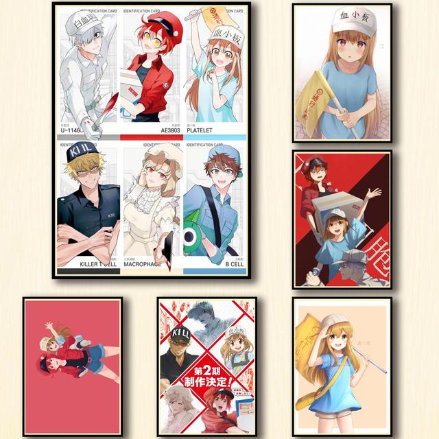 Plakat na ścianę z malarstwem Anime na płótnie dla dzieci - dekoracje do pokoju - Wianko - 16