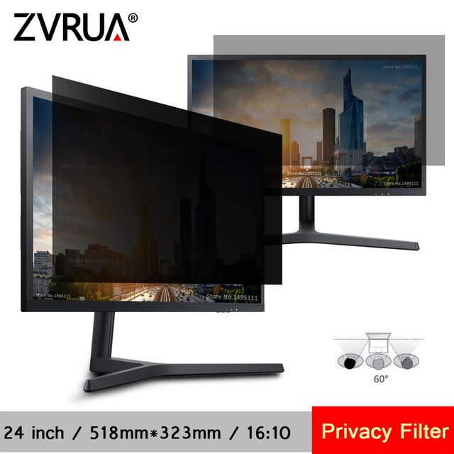 24 cale (518mm * 323mm) filtr prywatyzujący antyodblaskowy LCD do panoramicznych monitorów komputerowych 16:10 Notebook PC - Wianko - 2