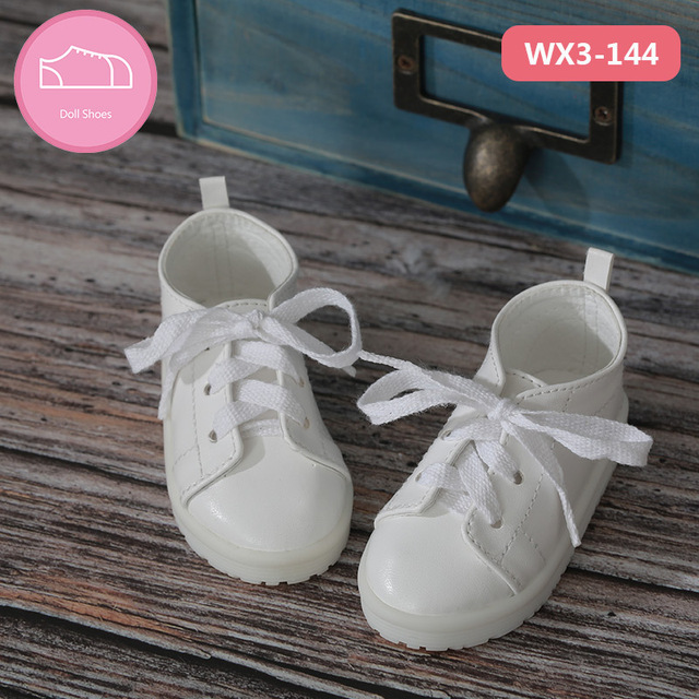 Buty dla lalek BJD - odpowiednie dla rozmiarów SD fashion casual 1-3, białe płócienne akcesoria dla lalek - Wianko - 5