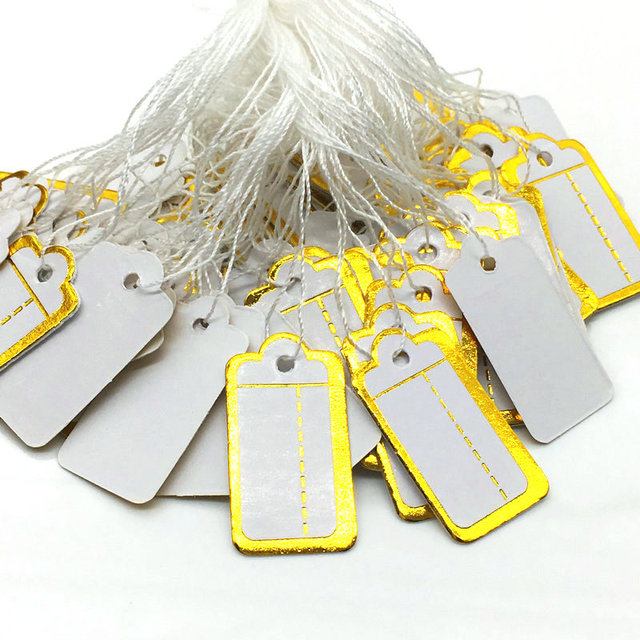 Joyero Organizador - Organizer biżuterii 1000 etykiet krawatowych z cenami - Wianko - 2
