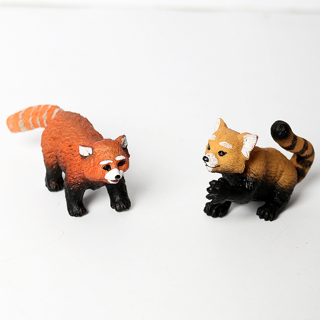 Realistyczne figury leśnych zwierząt: szop pracz, borsuk, niedźwiedź mrówkojad - modele edukacyjne zabawkowe PVC dla dzieci - Wianko - 5