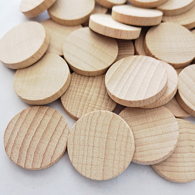 10 sztuk 20MM naturalne plastry niedokończonego drewna - idealne do projektów rękodzielniczych i ozdób - Wianko - 8