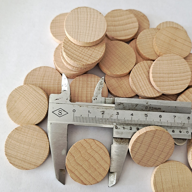 10 sztuk 20MM naturalne plastry niedokończonego drewna - idealne do projektów rękodzielniczych i ozdób - Wianko - 12