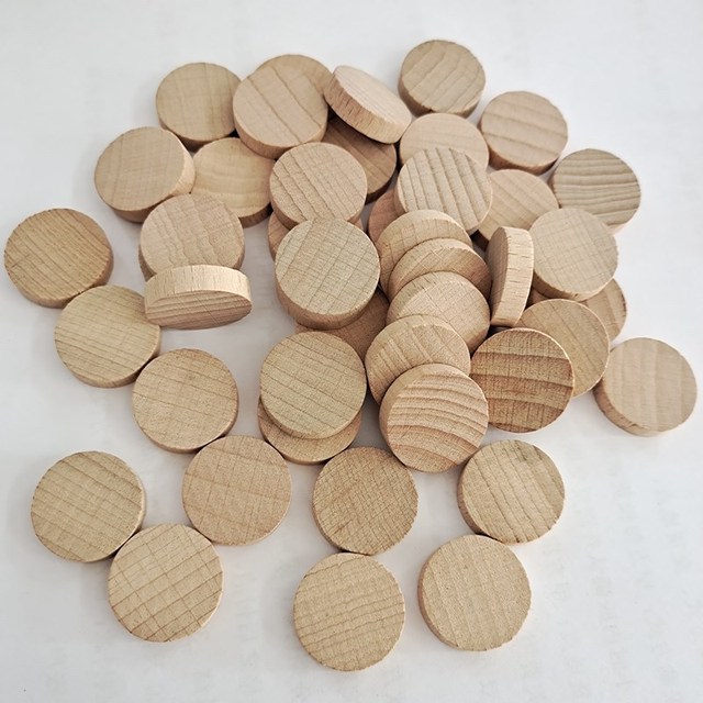 10 sztuk 20MM naturalne plastry niedokończonego drewna - idealne do projektów rękodzielniczych i ozdób - Wianko - 5