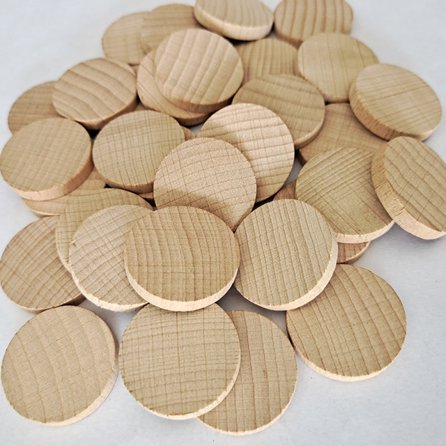 10 sztuk 20MM naturalne plastry niedokończonego drewna - idealne do projektów rękodzielniczych i ozdób - Wianko - 7