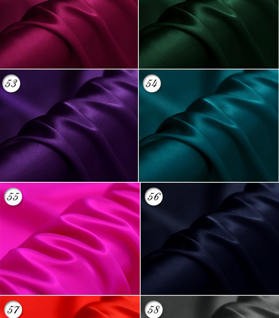 Materiał na sukienki Cheongsam: 90 Pure Color jedwab krepa satynowa, szerokość 114cm, 2020 nowość - Wianko - 24