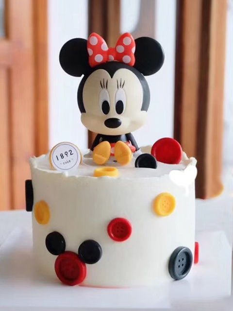 Ozdoby do dekoracji tortu Mickey i Minnie Mouse dla chłopca lub dziewczynki na urodziny - Wianko - 15