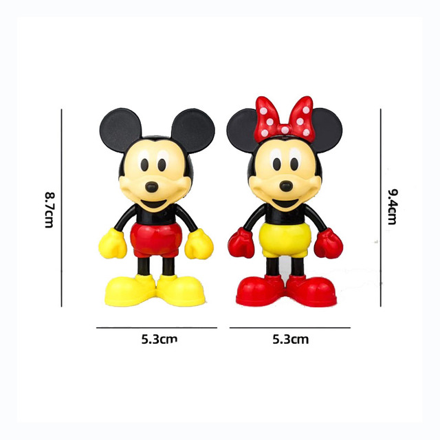 Ozdoby do dekoracji tortu Mickey i Minnie Mouse dla chłopca lub dziewczynki na urodziny - Wianko - 6