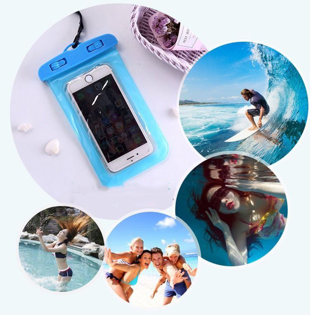 Pływający pokrowiec na telefon 6-calowy wodoodporny, idealny do nurkowania, surfingowania i basenowego zawodów na plaży - Wianko - 1