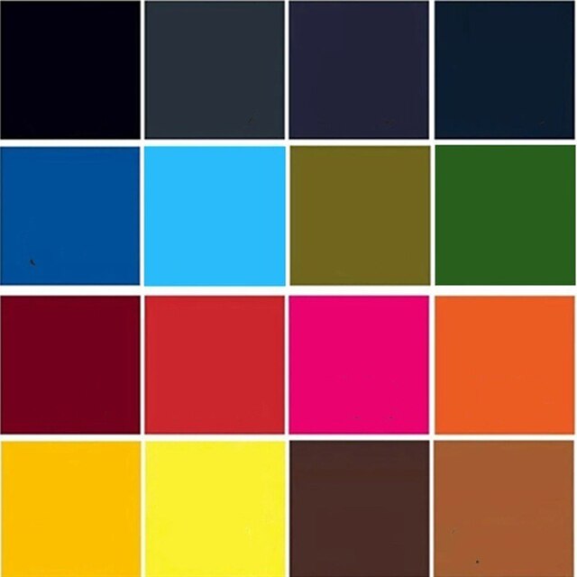Farba akrylowa do renowacji odzieży - kolorowe barwniki tekstylne, idealne do barwienia bawełny i nylonu, 10g - Wianko - 1