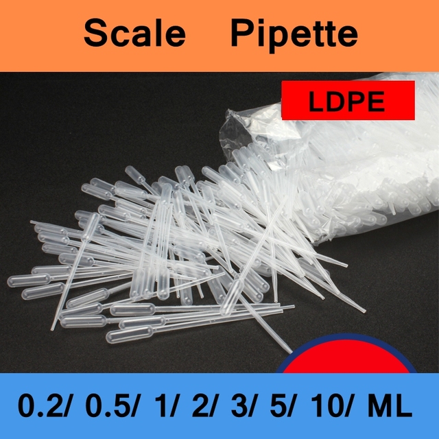 Pipety skala jednorazowe 0.5ml 500 szt./worek LDPE plastikowe zakraplacze - dostawcy dla laboratoriów szkolnych - Wianko - 4