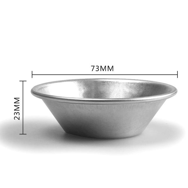 Tartaletki do deserów z formą na jajka - 25 sztuk (Metoda) - Forma do wyrobu małych tartletów i muffinek wykonana z cyny - Wianko - 4