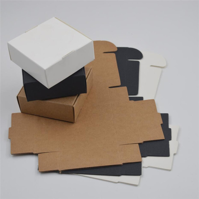 50 sztuk brązowych papierowych pudełek na prezenty w kształcie samolotów - Wianko - 2